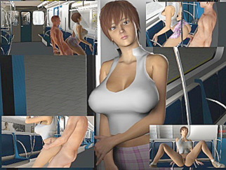 Closed Train 3D censored - 3D Animation Movies