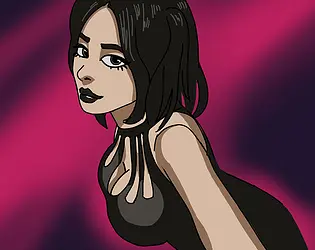 Infinite date with big tiddy goth girl